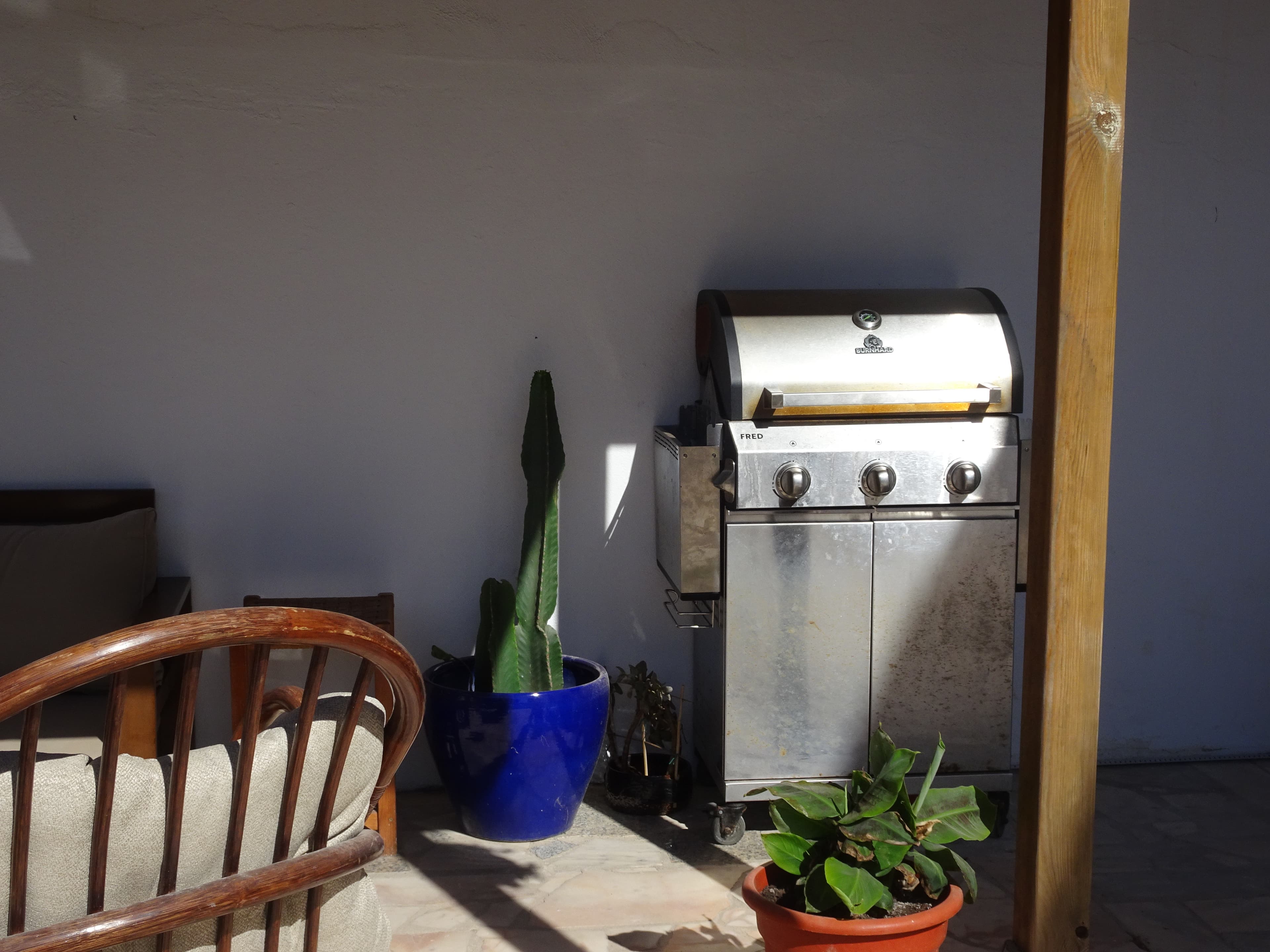 Péniche outdoor BBQ